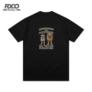 FDCO WEAR - Kaos Distro Tema Anomali GARAMARAMAN VIRAL Bahan Katun Combed 30s